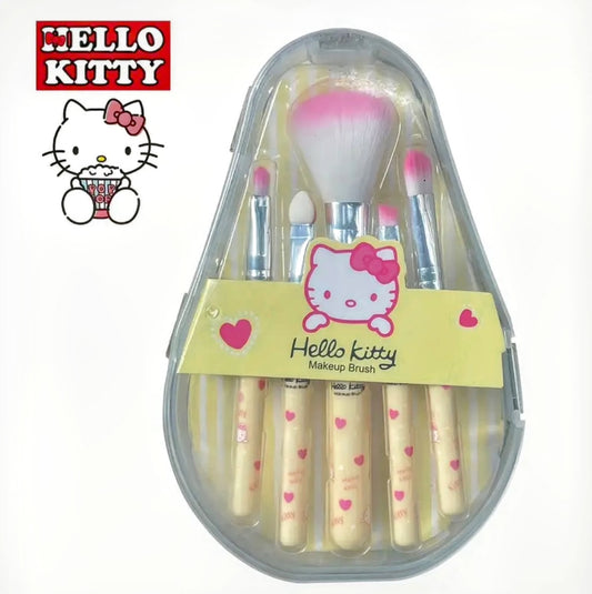 5 pcs Hello Kitty, Makeup Brush Set