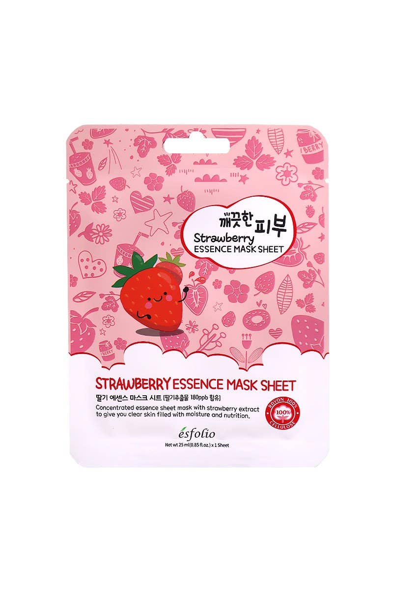 Essence Mask Sheet Strawberry - 1 pcs
