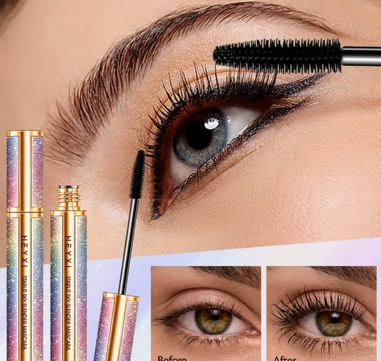 Long Lasting Mascara w Volume and Lift Curling Formula