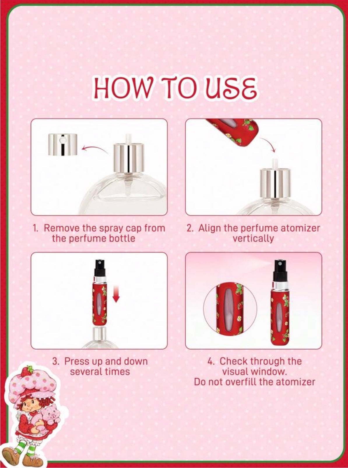 Strawberry Shortcake Travel Perfume Bottle