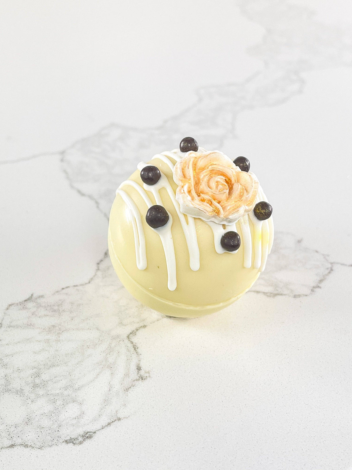 French Vanilla Hot Chocolate Bomb