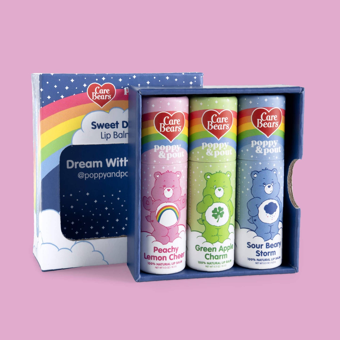 Limited Edition-Care Bears Lip Balm Trio