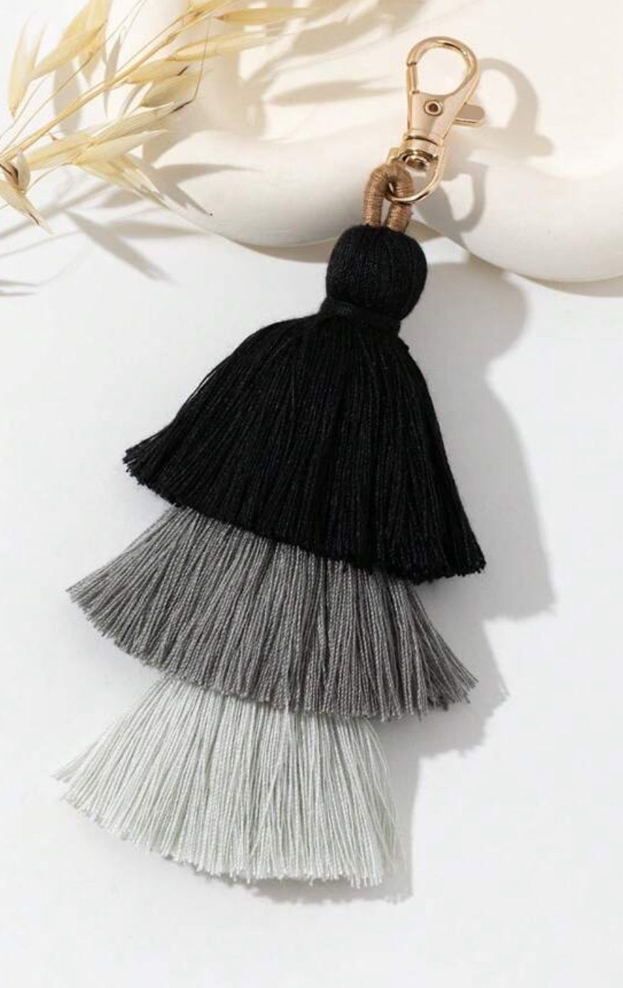 Boho Tassel Gradient Bag Charm