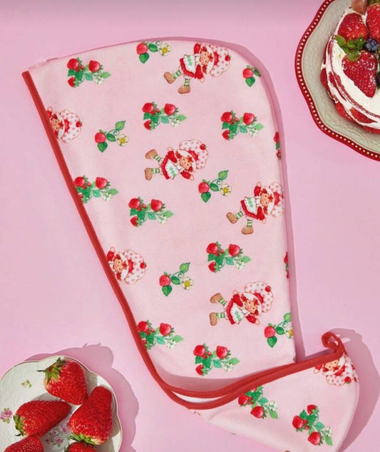 Strawberry Shortcake Head Towel Wrap
