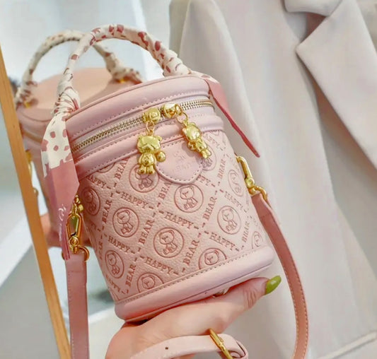 Mini Crossbody Bucket Handbag