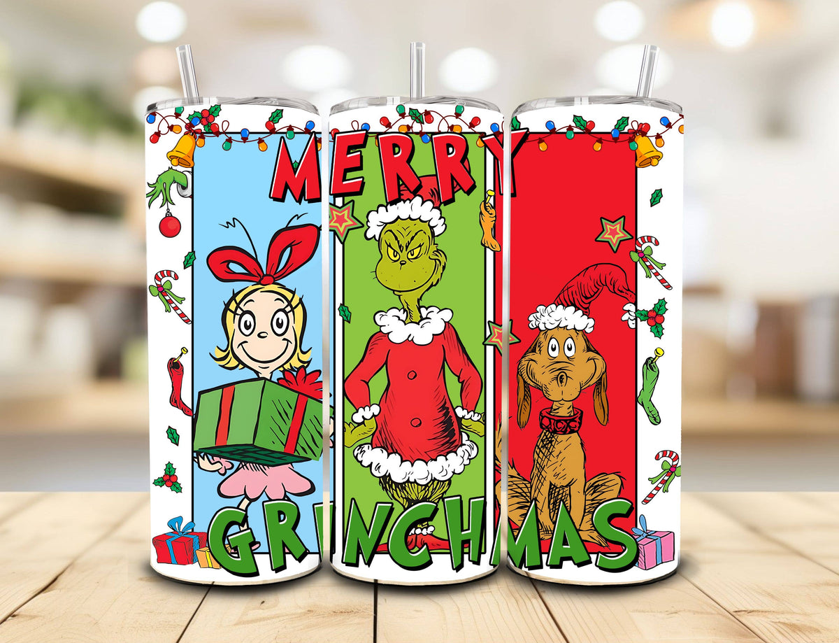 Grinch Tumbler, 20 oz. Stainless Steel
