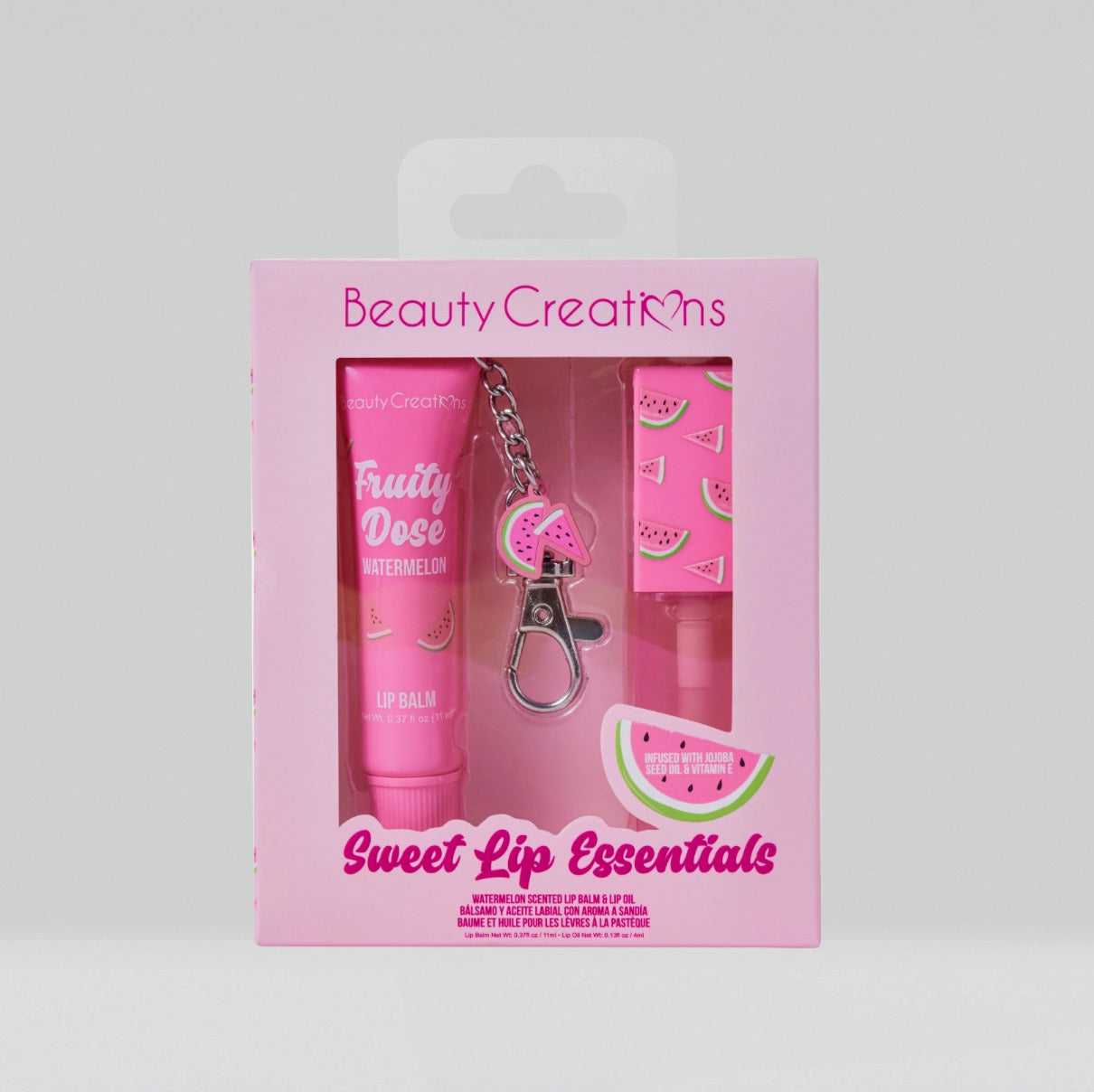 π Sweet Lip Essentials Set β Watermelon Lip Balm Keychain