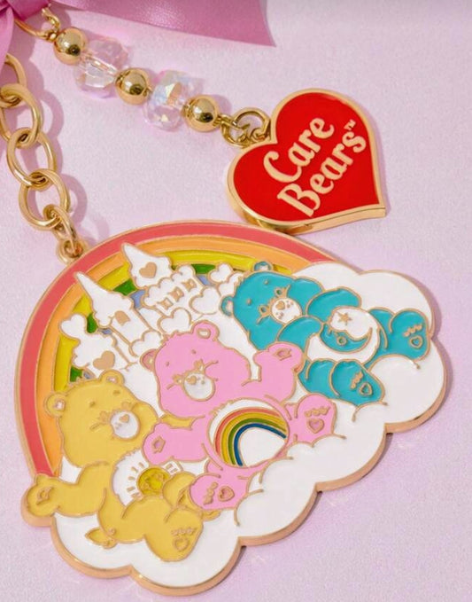 Care Bears Bag Charm – Rainbow & Care Bear Castle