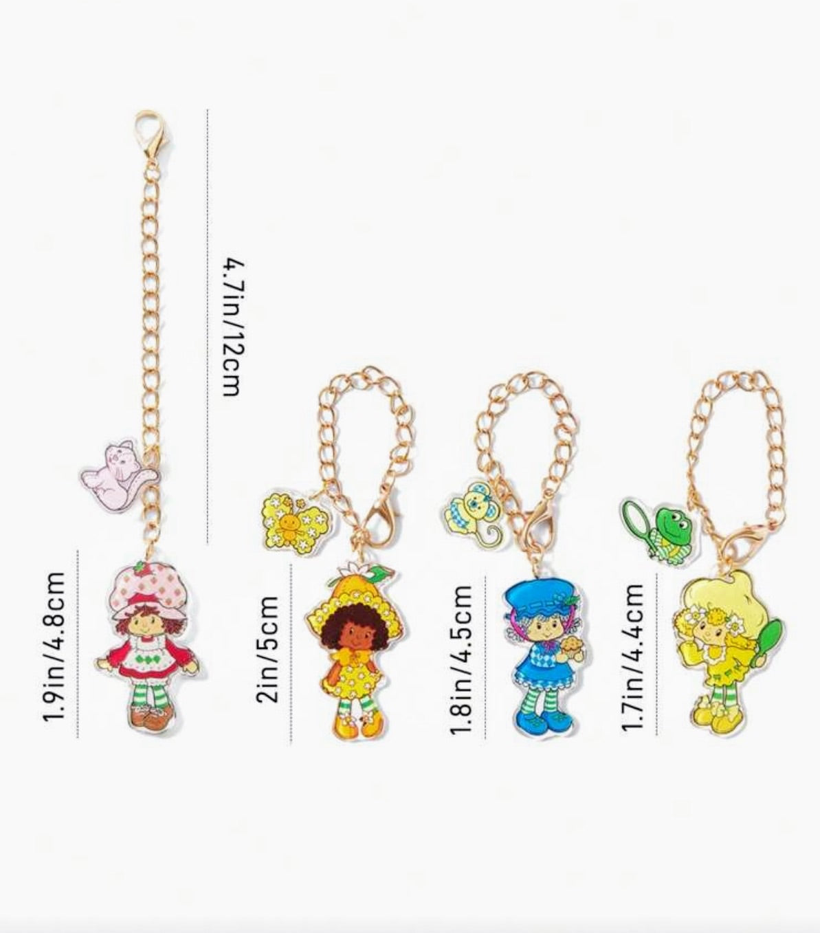 Strawberry Shortcake Tumbler Charms 🍓