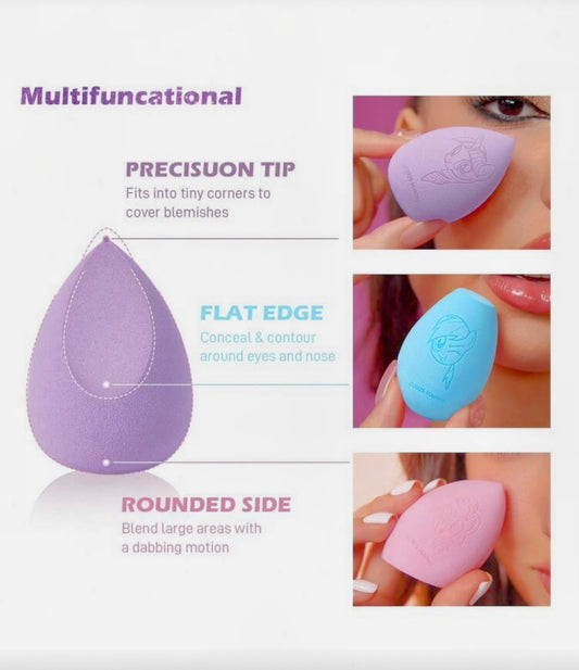 My Little Pony 3-Piece Makeup Blender Sponge Set