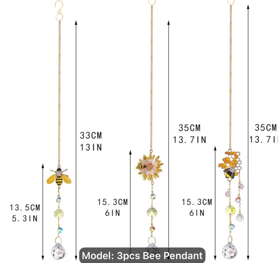 Honey bee sun catcher