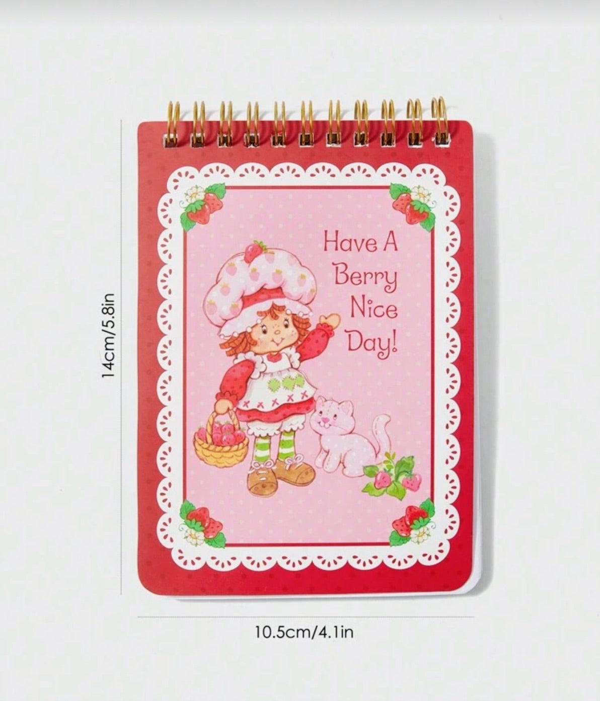 Strawberry shortcake notepad