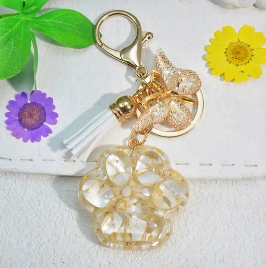 Animal Paw Print Bag Charm