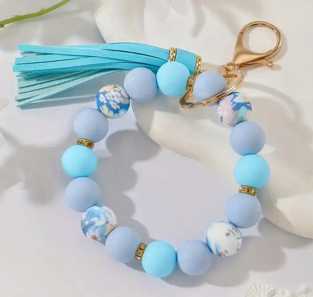 Bohemian Silicone Bead Bag Charm