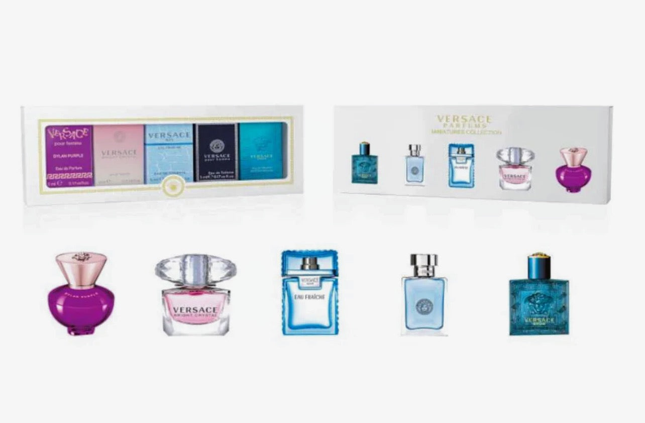Versace Miniature Gift Set – 5 × 5 mL