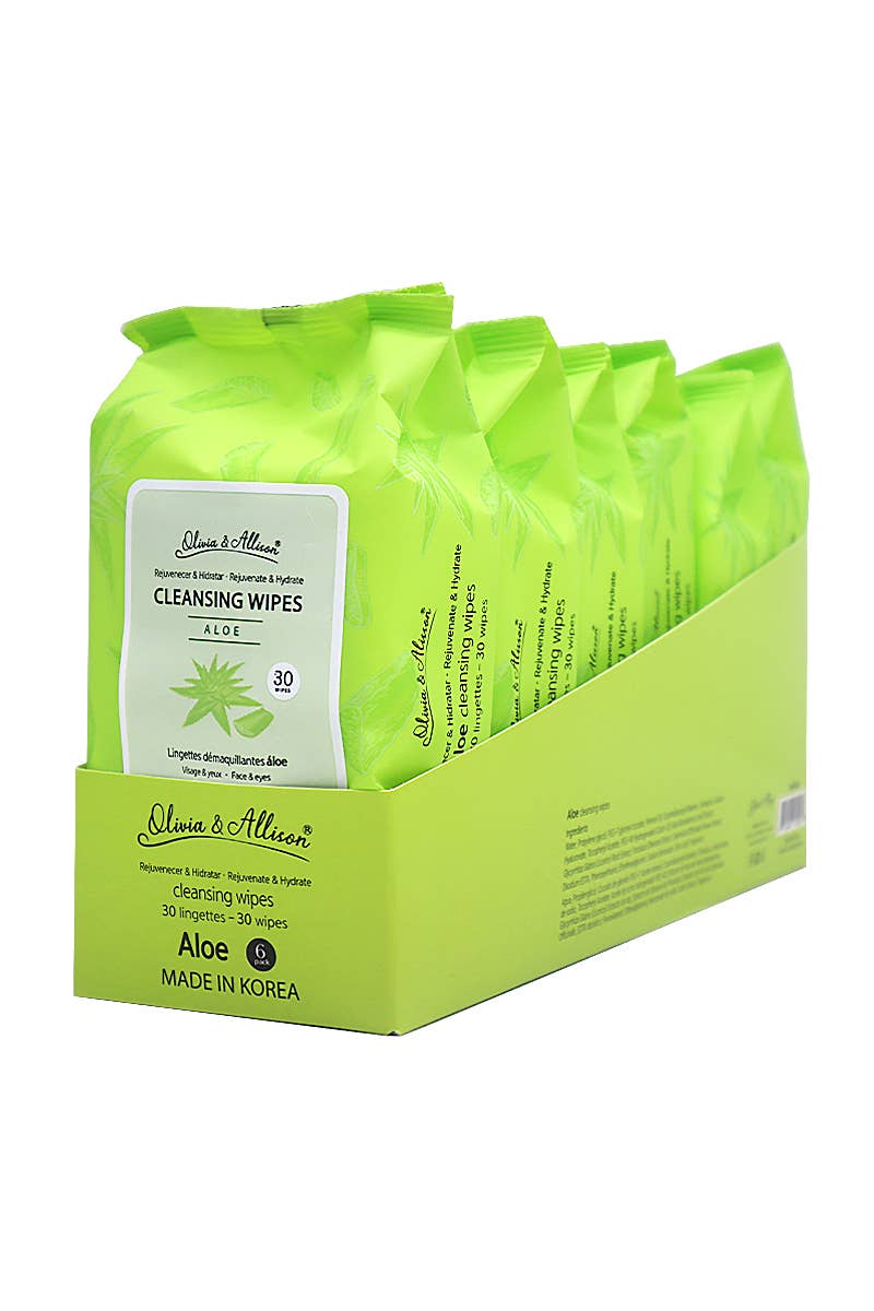 Olivia & Allison - Aloe Cleansing Wipes