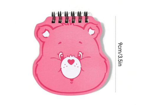 Care Bears Love Bear mini spiral notebook - pink