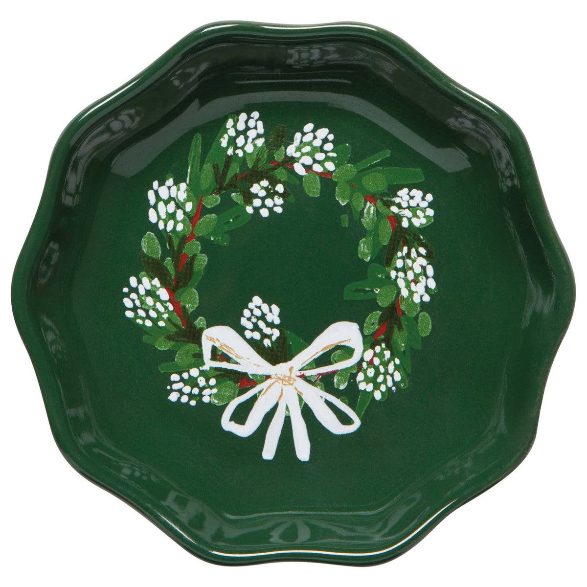 Wreaths Shaped Christmas Trinket Trays