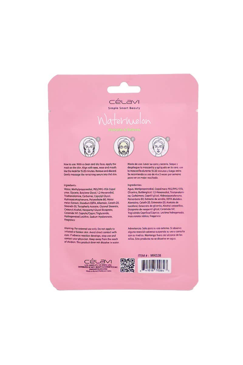 Watermelon Facial Mask Hydrating - 1 pcs