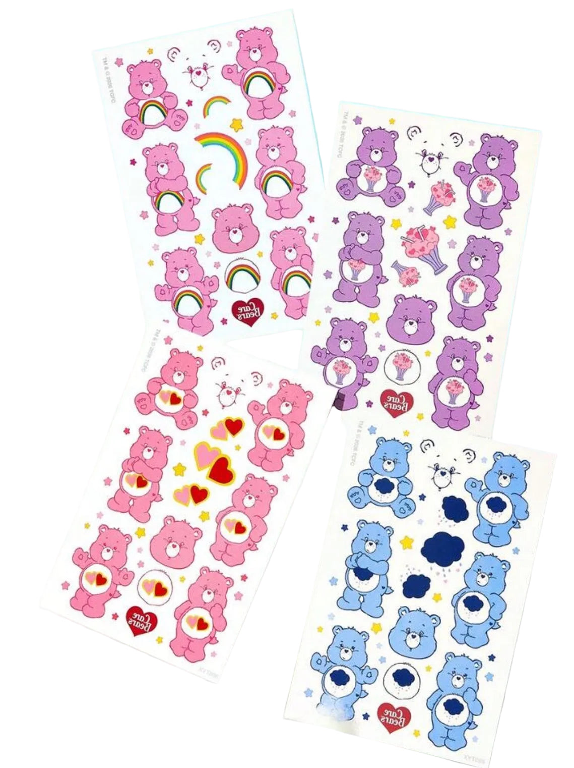 Care Bears Temporary Tattoos – 4 Sheet Pack