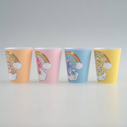 Care Bears Rainbow Set 4pc 1.5oz Plastic Mini Cup