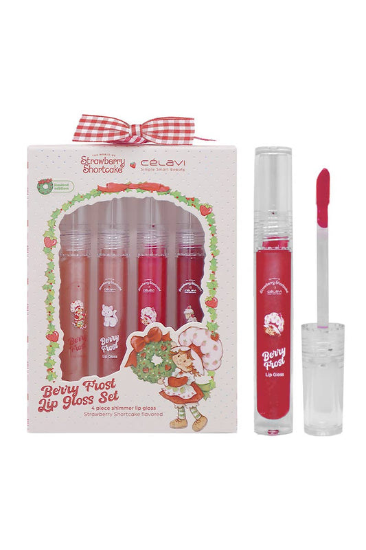 PINEAPPLE Beauty - Celavi SS60138H Strawberry Shortcake 4pc Lip Gloss Set - 12