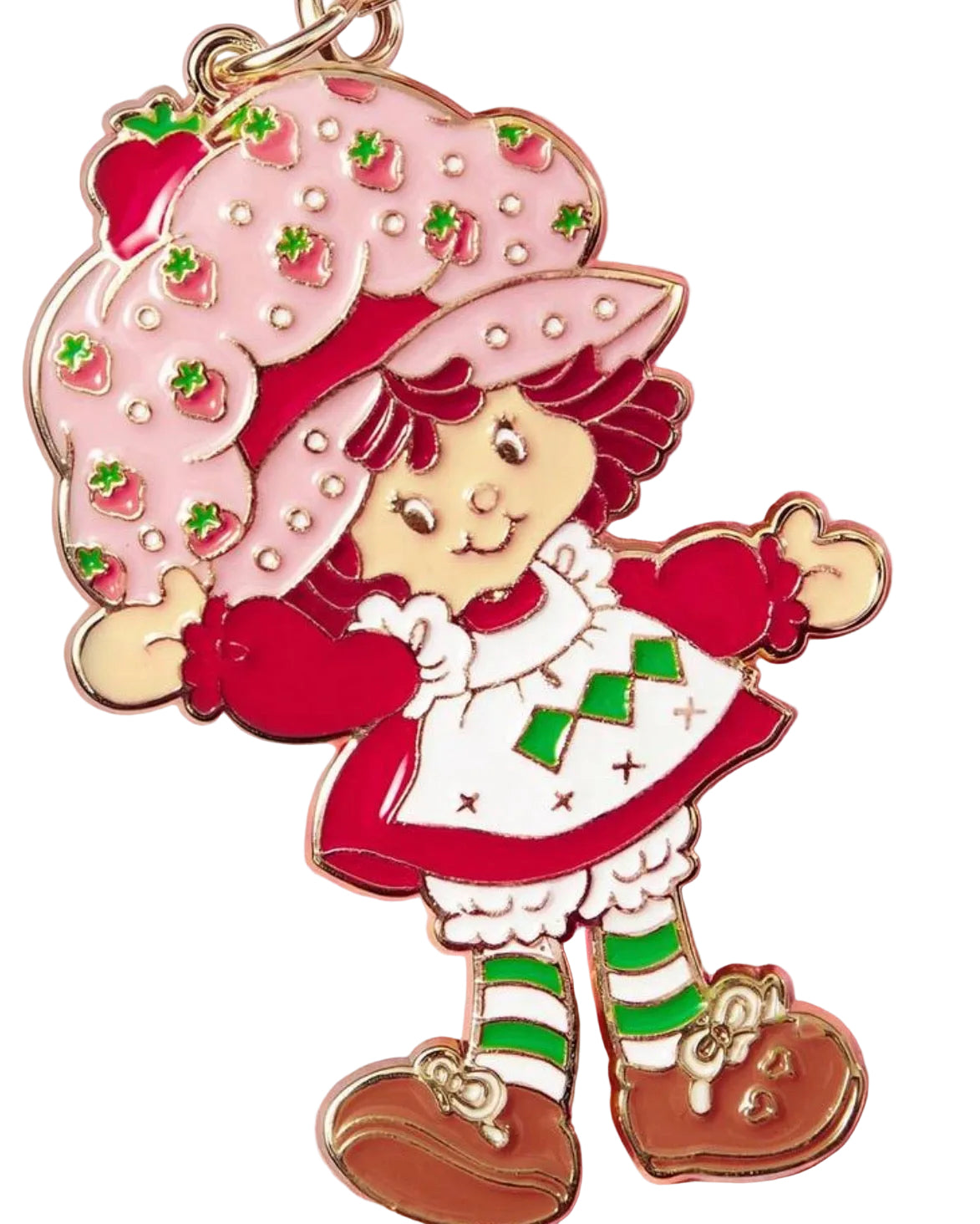 Shortcake Rhinestone Bag Charm & Keychain 🍓