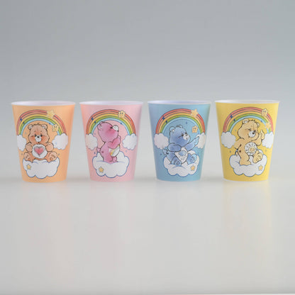 Care Bears Rainbow Set 4pc 1.5oz Plastic Mini Cup