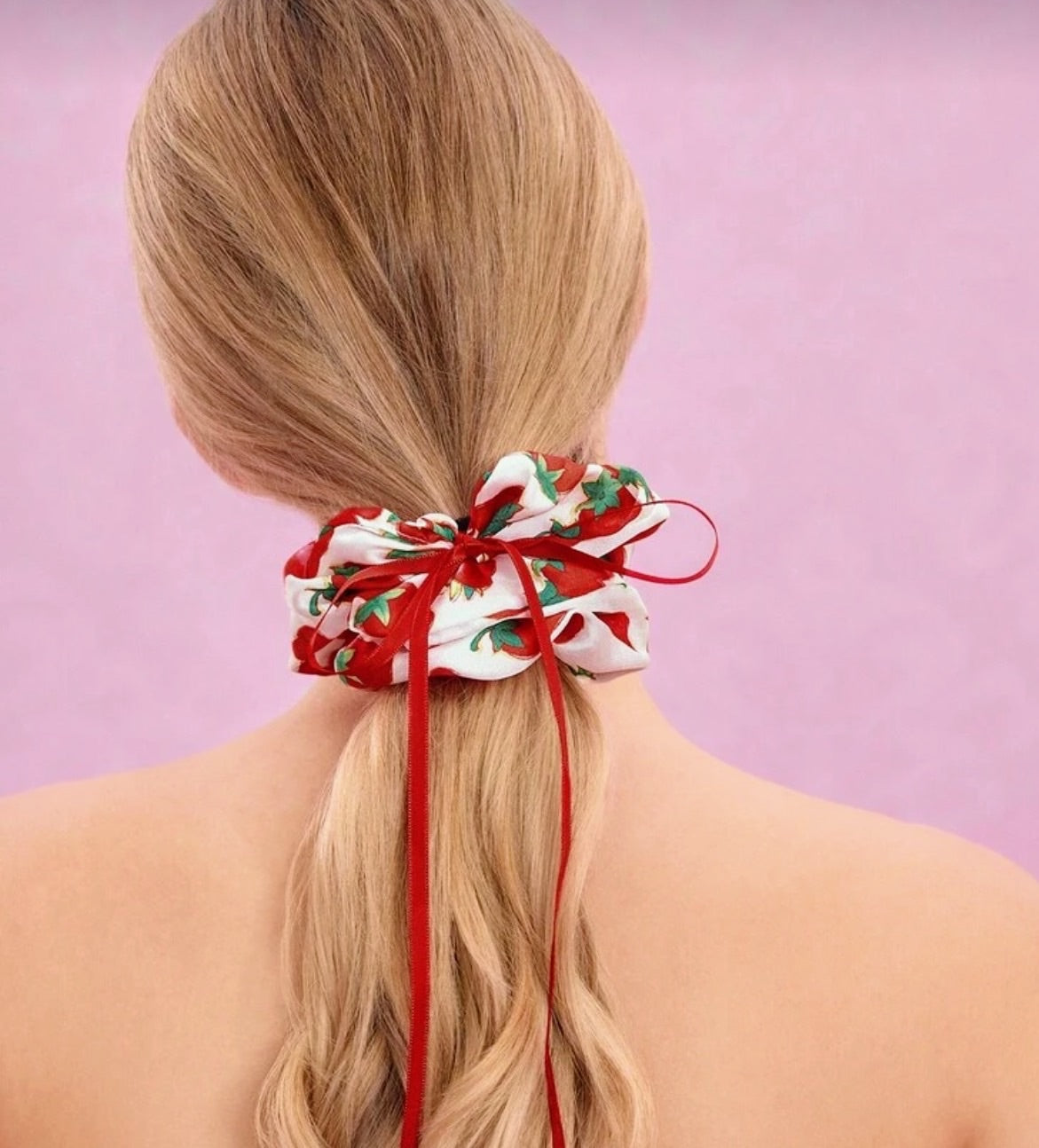 Strawberry Shortcake Scrunchies 🍓