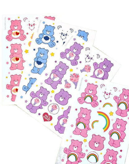 Care Bears Temporary Tattoos – 4 Sheet Pack