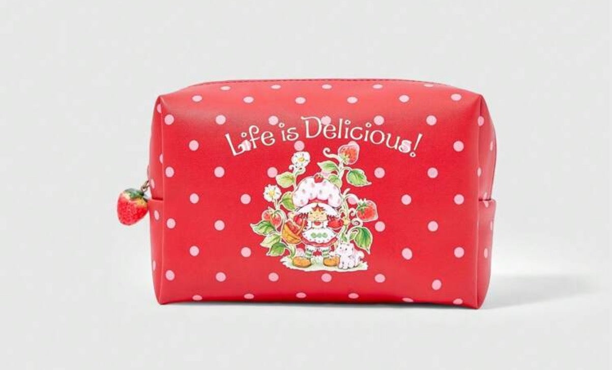 Strawberry Shortcake Red Makeup Bag