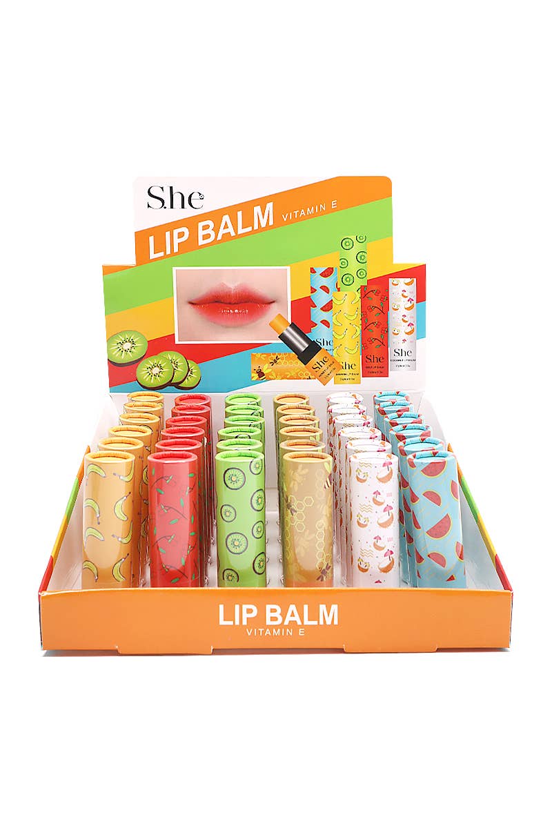 SHE - Vitamin E Fruits Lip Balm