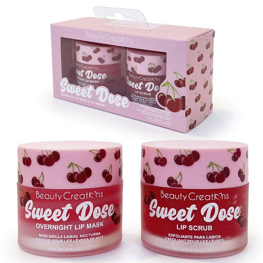 🍒 Sweet Dose Cherry Overnight Lip Mask & Lip Scrub Duo