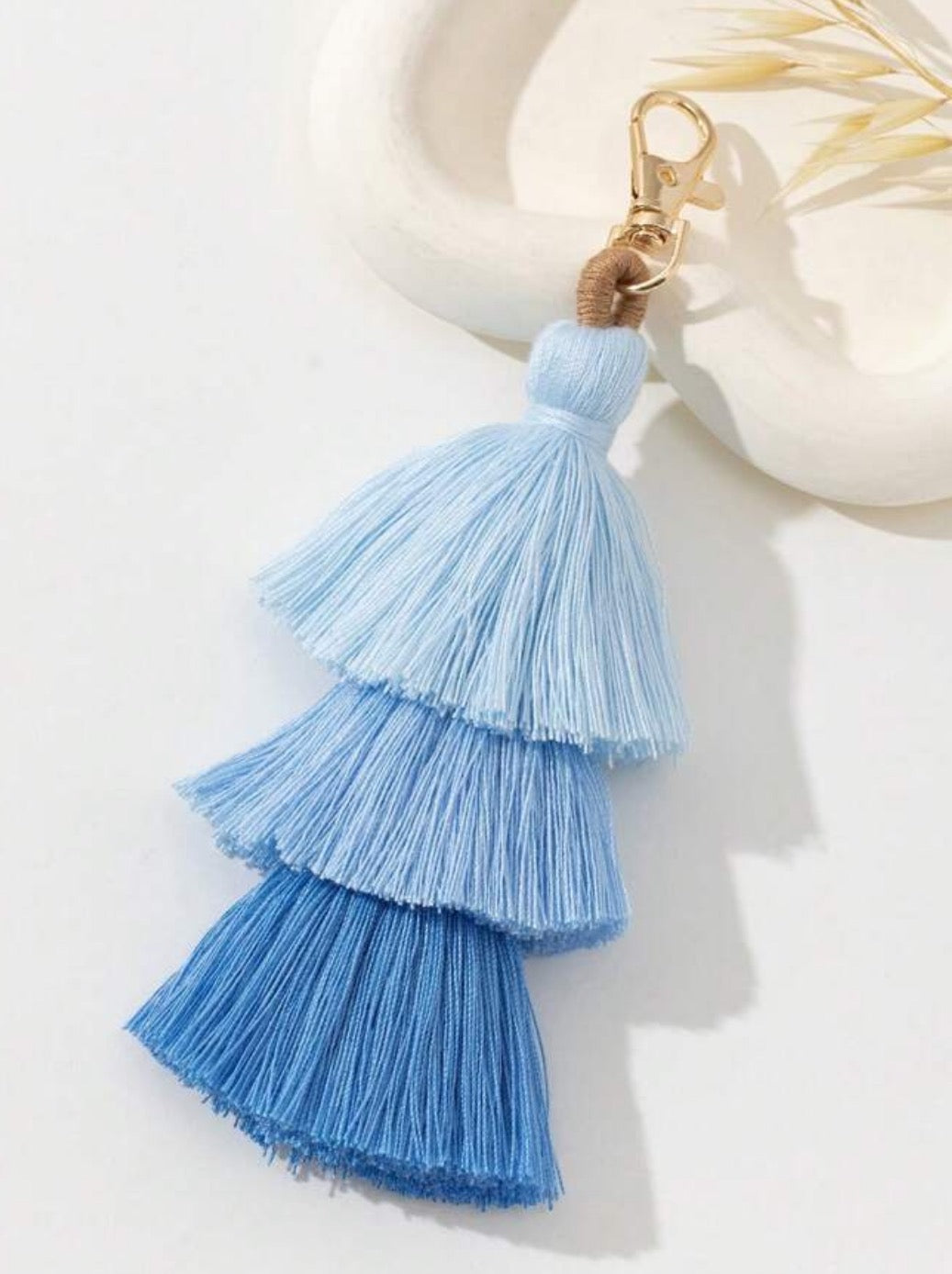 Boho Tassel Gradient Bag Charm
