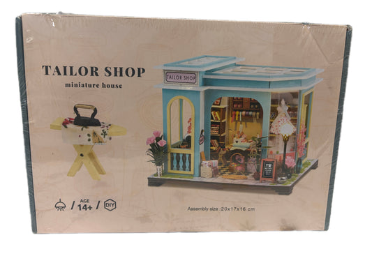 Tailor Shop Miniature House DIY Building Kit