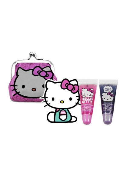 Hello Kitty 2pc Lip Gloss & Coin Purse