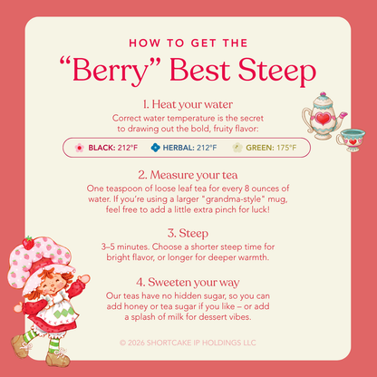 COMING SOON! Strawberry Shortcake™ Black Tea