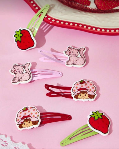 Strawberry Shortcake 6-Piece Hair Barrette Set