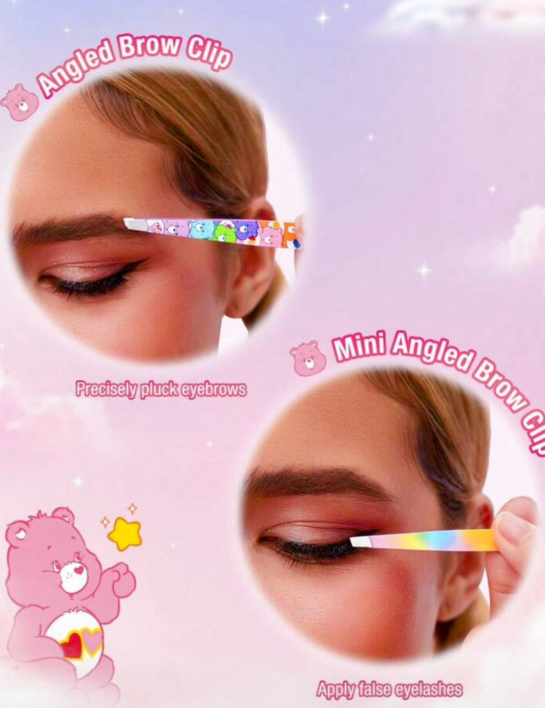 Care Bears 2-Piece Eyebrow Tweezer Set
