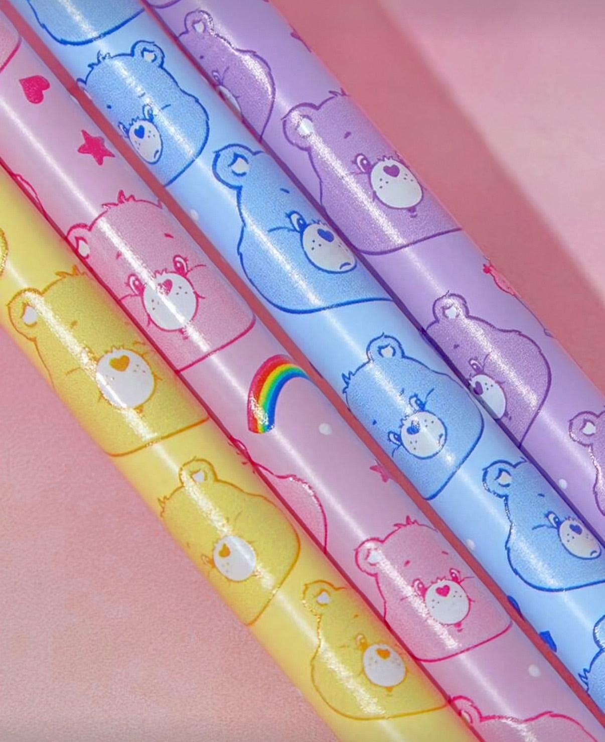 Care Bears 4‑Piece Heart-Shaped Eye Makeup Brush Set
