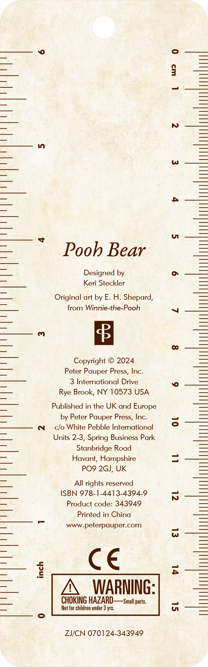 Pooh Bear Bookmark