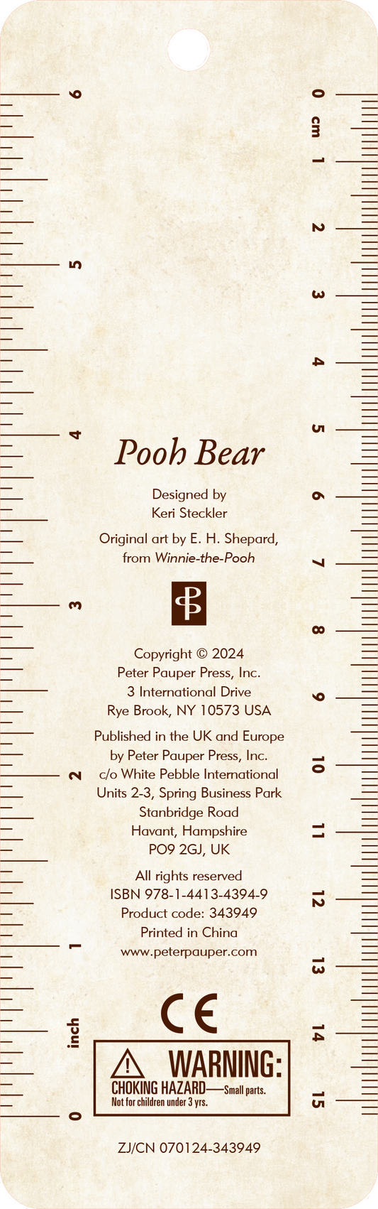 Pooh Bear Bookmark