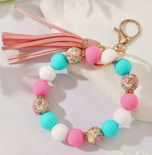 Bohemian Silicone Bead Bag Charm