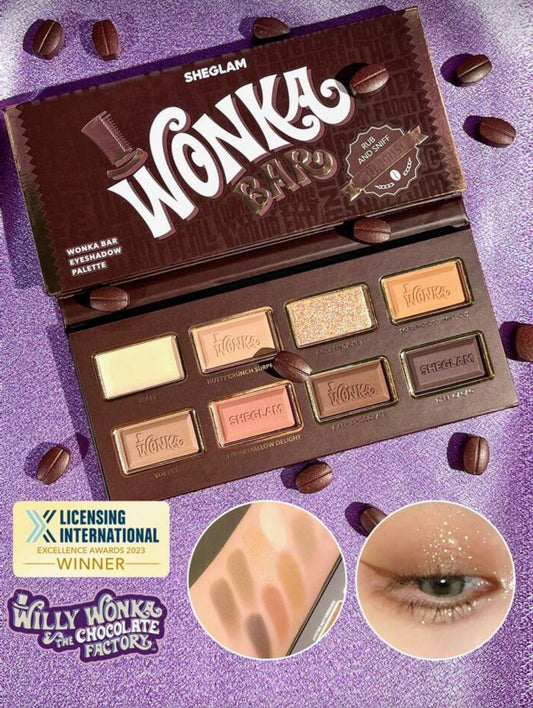 Willy Wonka Chocolate Bar Eyeshadow Palette