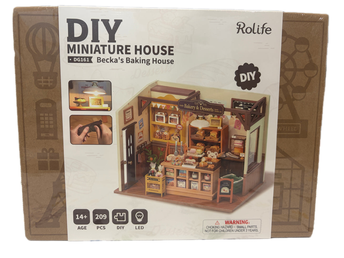 Rolife Becka’s Baking House DIY Miniature Kit