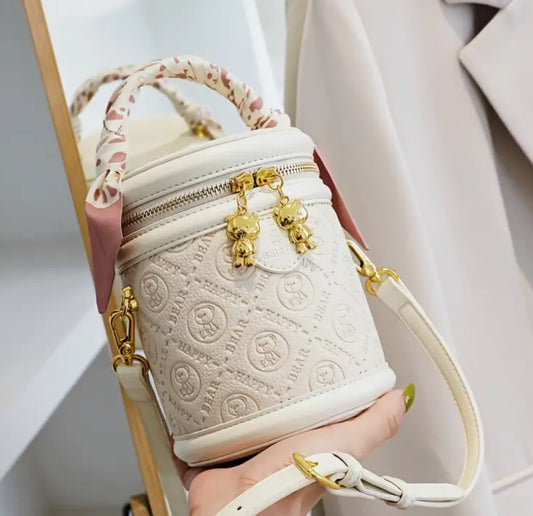 Mini Crossbody Bucket Handbag