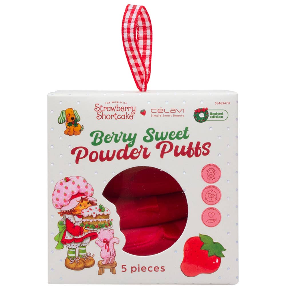 Strawberry Shortcake Berry Sweet 5 pcs Powder Puff Set