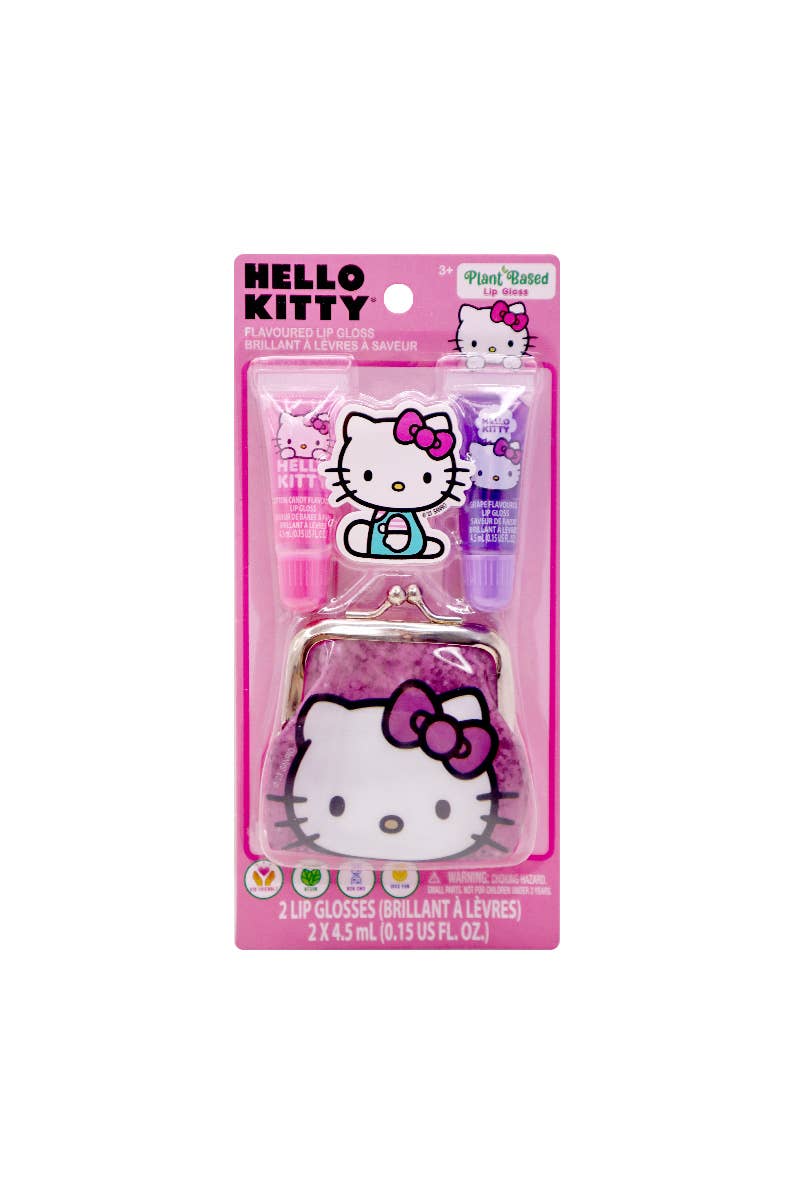 Hello Kitty 2pc Lip Gloss & Coin Purse