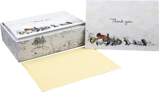 Pooh Bear Thank You Notes