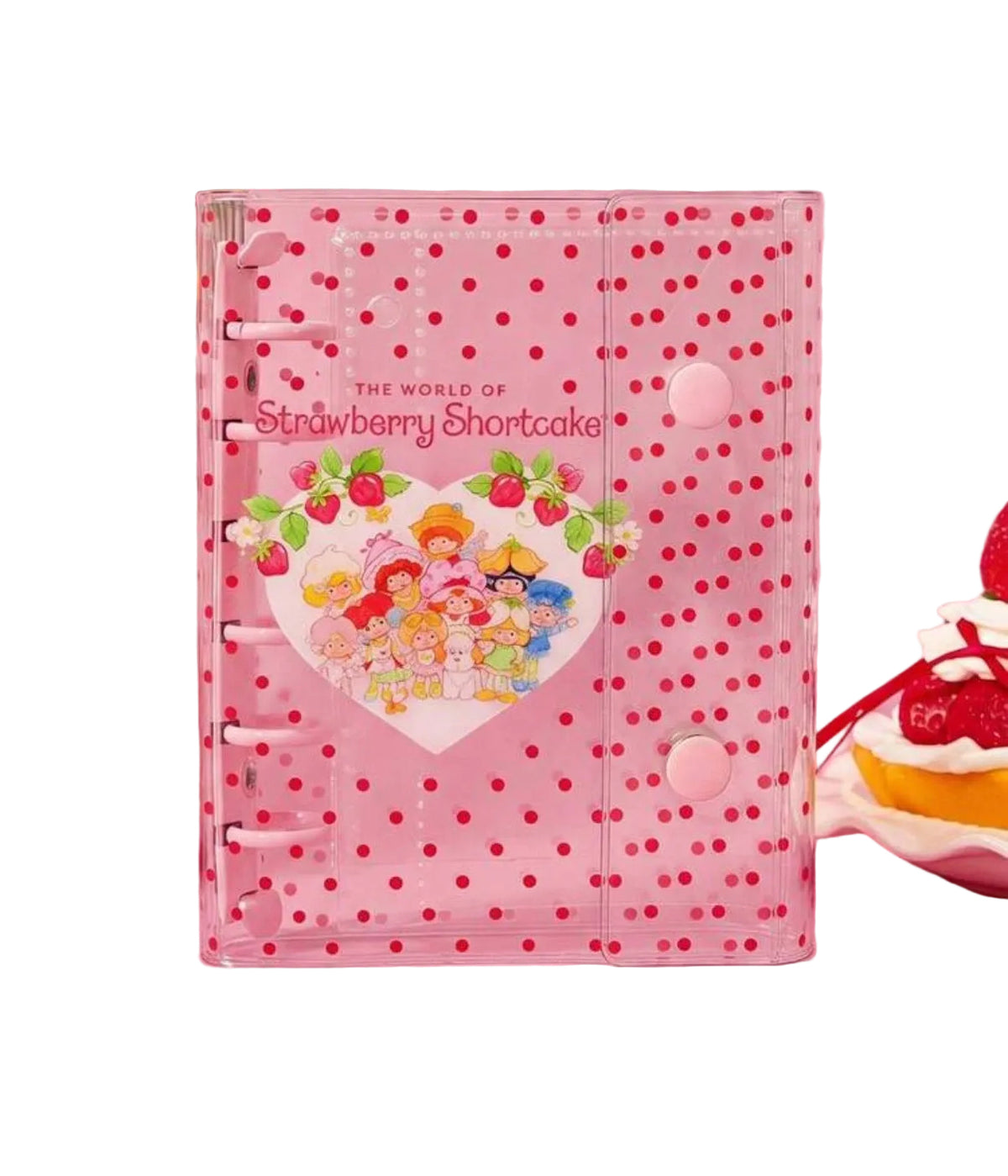 Shortcake Acrylic Loose-Leaf Binder